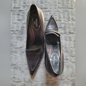 Vintage Black Prada shoes size 35.5